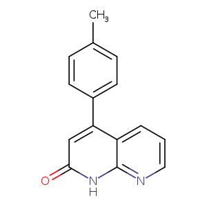 Cc1ccc(cc1)c1cc(=O)[nH]c2c1cccn2