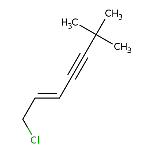 ClC/C=C/C#CC(C)(C)C