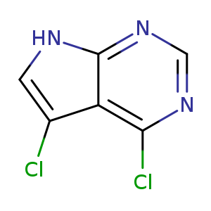 Clc1c[nH]c2c1c(Cl)ncn2