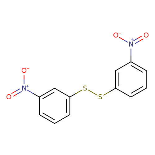 [O-][N+](=O)c1cccc(c1)SSc1cccc(c1)[N+](=O)[O-]