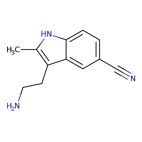 NCCc1c(C)[nH]c2c1cc(C#N)cc2
