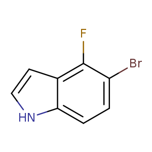 Brc1ccc2c(c1F)cc[nH]2