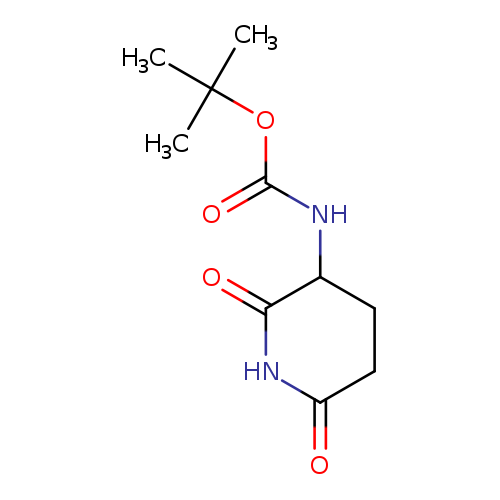 O=C1CCC(C(=O)N1)NC(=O)OC(C)(C)C