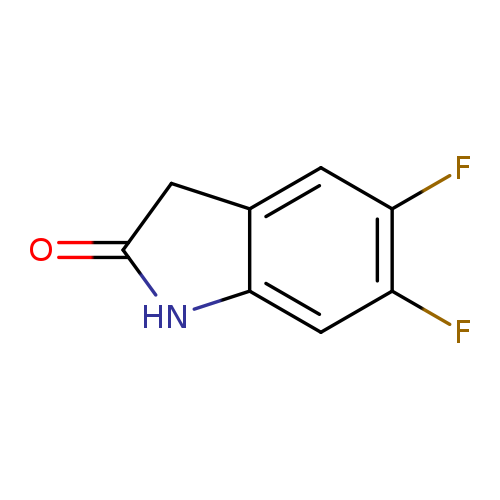 O=C1Nc2c(C1)cc(c(c2)F)F