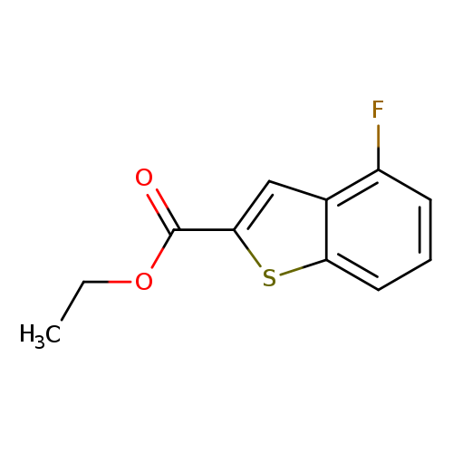 CCOC(=O)c1sc2c(c1)c(F)ccc2