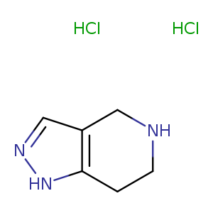 C1NCc2c(C1)[nH]nc2.Cl.Cl