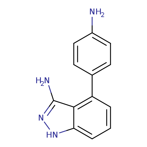 Nc1ccc(cc1)c1cccc2c1c(N)n[nH]2