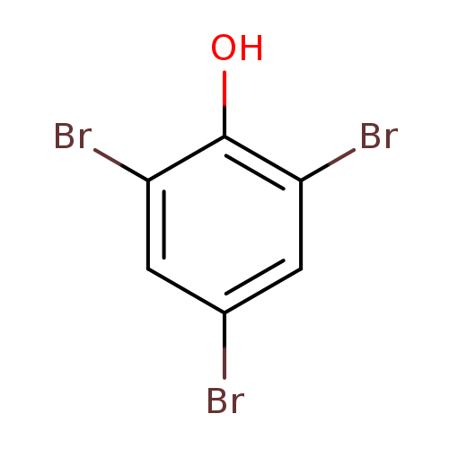 Brc1cc(Br)c(c(c1)Br)O