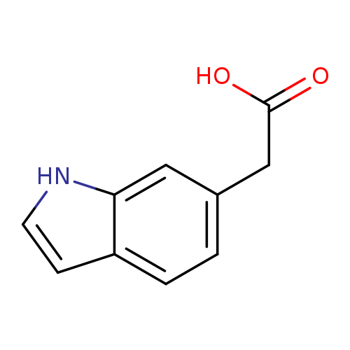 OC(=O)Cc1ccc2c(c1)[nH]cc2