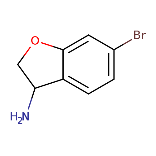 Brc1ccc2c(c1)OCC2N