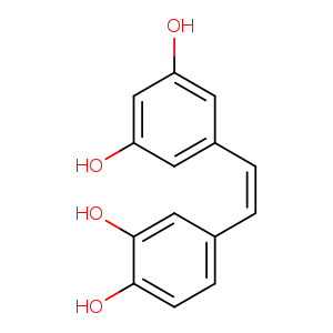 Oc1cc(/C=Cc2ccc(c(c2)O)O)cc(c1)O