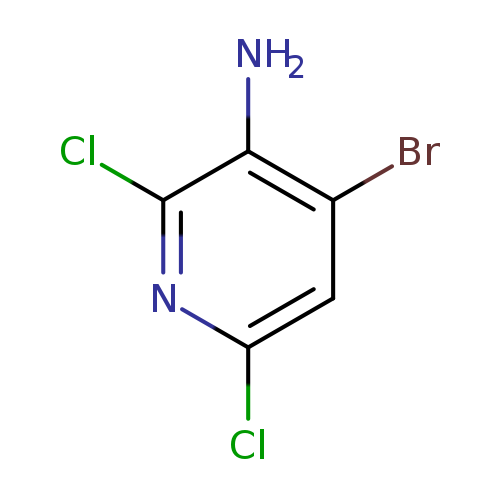 Clc1cc(Br)c(c(n1)Cl)N