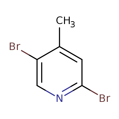 Brc1ncc(c(c1)C)Br