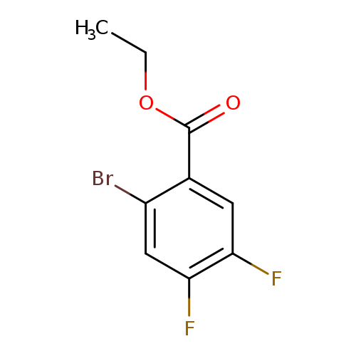 CCOC(=O)c1cc(F)c(cc1Br)F