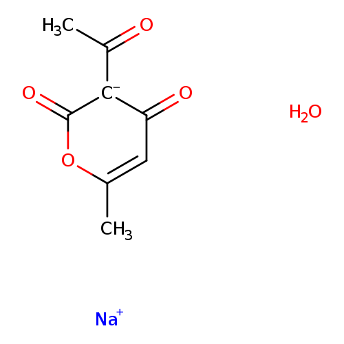 CC1=CC(=O)[C-](C(=O)O1)C(=O)C.O.[Na+]