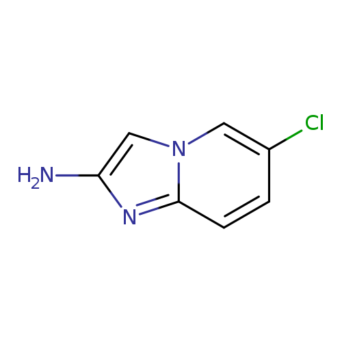 Clc1ccc2n(c1)cc(n2)N