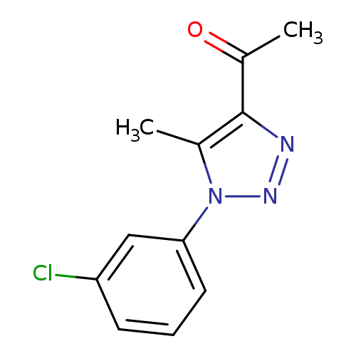 Clc1cccc(c1)n1nnc(c1C)C(=O)C