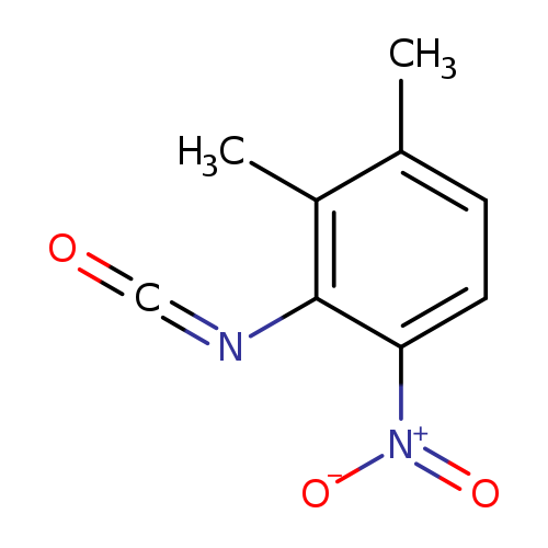 O=C=Nc1c(ccc(c1C)C)[N+](=O)[O-]