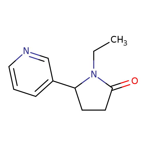 CCN1C(=O)CCC1c1cccnc1