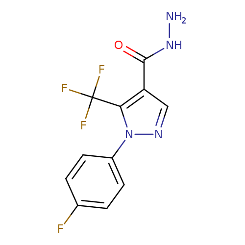 NNC(=O)c1cnn(c1C(F)(F)F)c1ccc(cc1)F