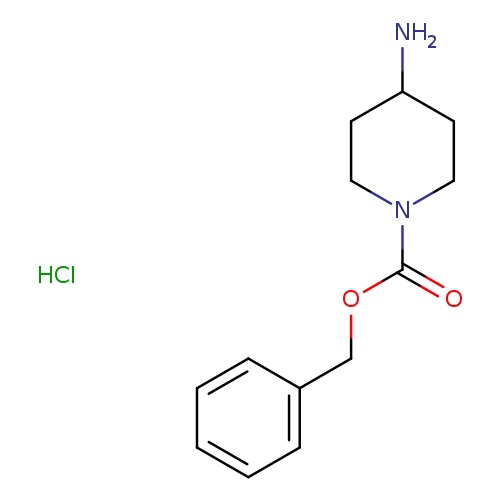 NC1CCN(CC1)C(=O)OCc1ccccc1.Cl