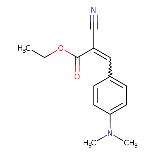 CCOC(=O)C(=Cc1ccc(cc1)N(C)C)C#N