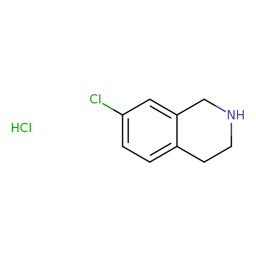 Clc1ccc2c(c1)CNCC2.Cl