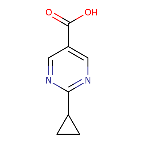 OC(=O)c1cnc(nc1)C1CC1