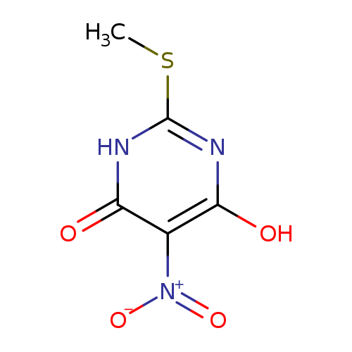 CSc1nc(O)c(c(=O)[nH]1)[N+](=O)[O-]