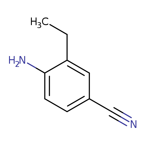 CCc1cc(C#N)ccc1N