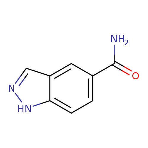 NC(=O)c1ccc2c(c1)cn[nH]2