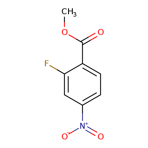 COC(=O)c1ccc(cc1F)[N+](=O)[O-]