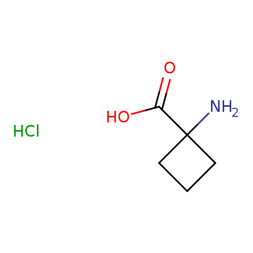 OC(=O)C1(N)CCC1.Cl