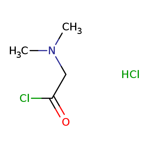 CN(CC(=O)Cl)C.Cl