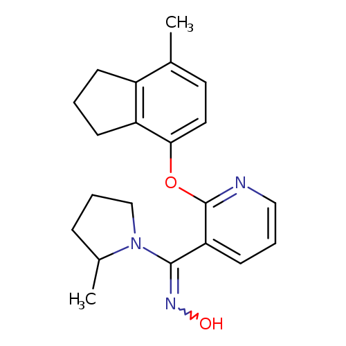 ON=C(c1cccnc1Oc1ccc(c2c1CCC2)C)N1CCCC1C