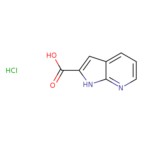 OC(=O)c1cc2c([nH]1)nccc2.Cl