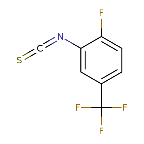 S=C=Nc1cc(ccc1F)C(F)(F)F