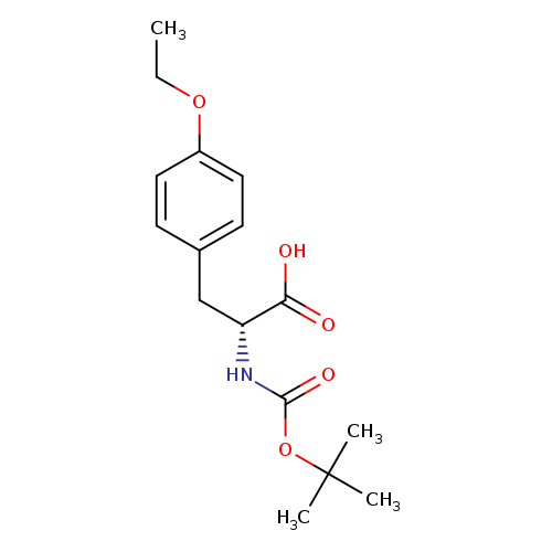 CCOc1ccc(cc1)C[C@H](C(=O)O)NC(=O)OC(C)(C)C
