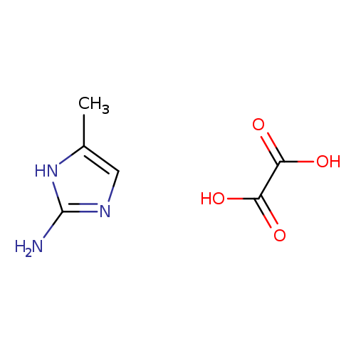 OC(=O)C(=O)O.Cc1cnc([nH]1)N