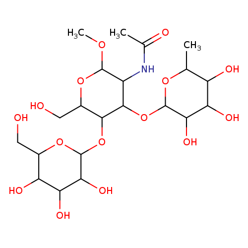 OCC1OC(OC)C(C(C1OC1OC(CO)C(C(C1O)O)O)OC1OC(C)C(C(C1O)O)O)NC(=O)C