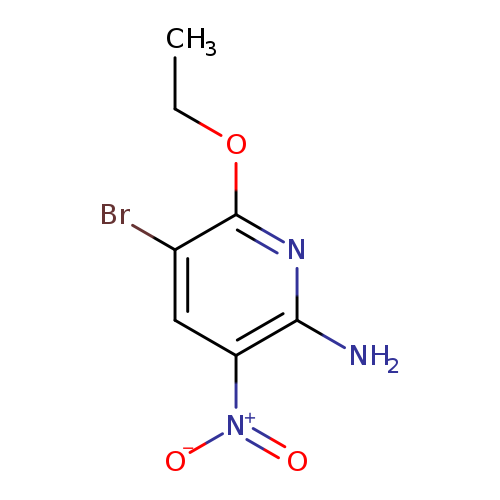 CCOc1nc(N)c(cc1Br)[N+](=O)[O-]