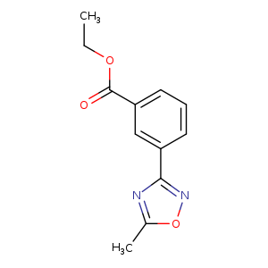 CCOC(=O)c1cccc(c1)c1noc(n1)C