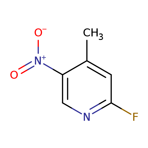 [O-][N+](=O)c1cnc(cc1C)F