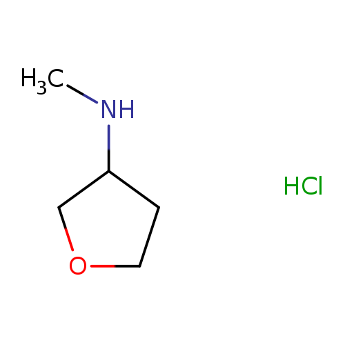 CNC1COCC1.Cl