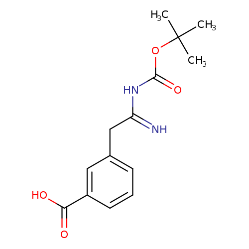 N=C(Cc1cccc(c1)C(=O)O)NC(=O)OC(C)(C)C