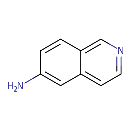 Nc1ccc2c(c1)ccnc2