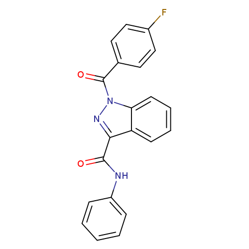 Fc1ccc(cc1)C(=O)n1nc(c2c1cccc2)C(=O)Nc1ccccc1