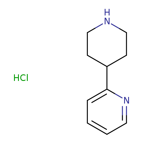 N1CCC(CC1)c1ccccn1.Cl