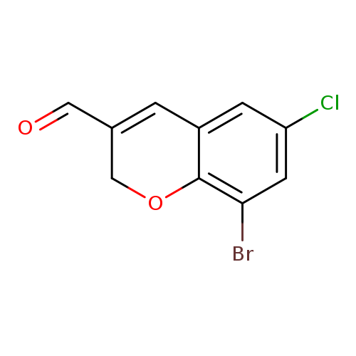O=CC1=Cc2c(OC1)c(Br)cc(c2)Cl