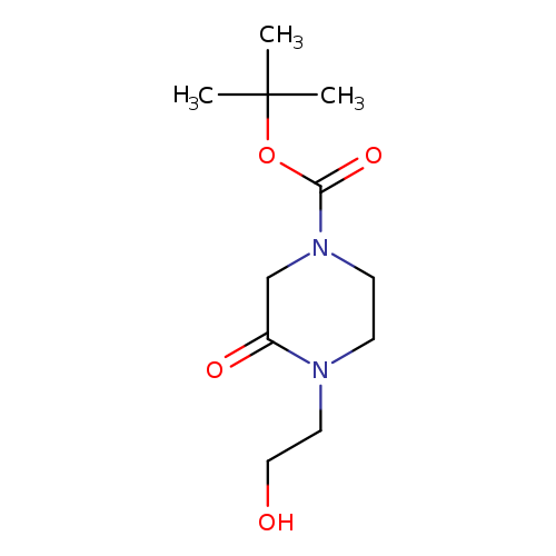 OCCN1CCN(CC1=O)C(=O)OC(C)(C)C